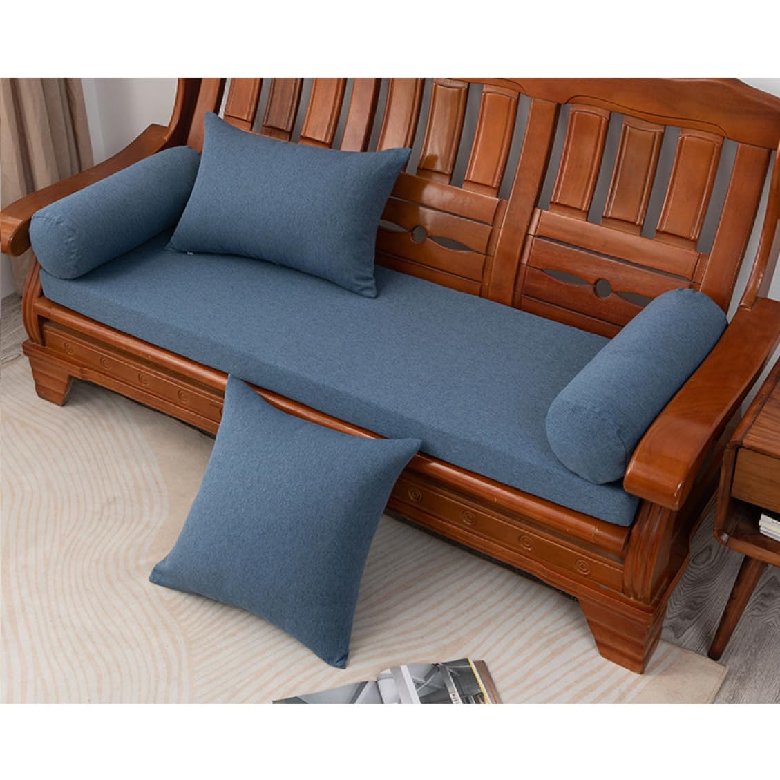 Amazon.co.jp: [DLAWF] フロアクッション 長方形 座布団